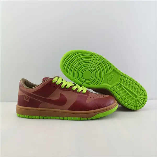 Nike Dunk Low 1-Piece Laser Varsity Red Chartreuse 