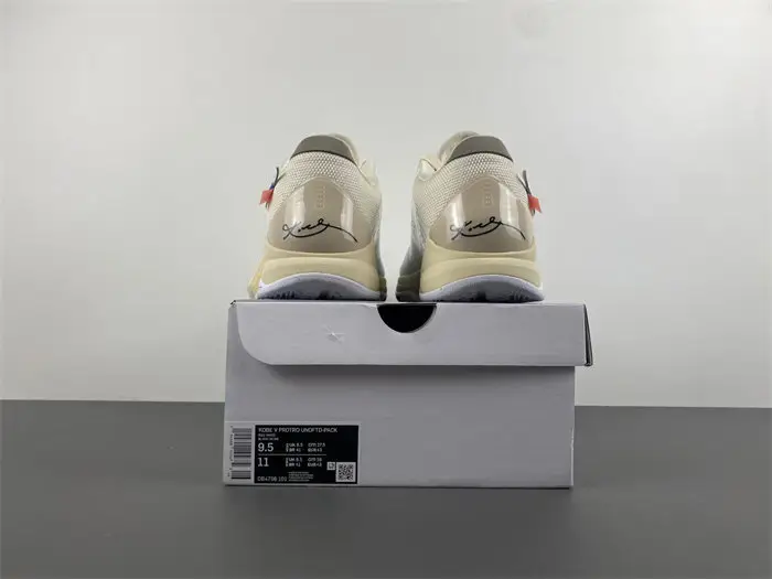 Nike Kobe 5 Protro Undefeated Rice White 