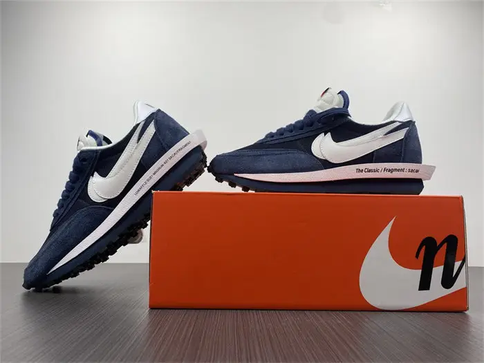 Nike LD Waffle SF sacai Fragment Blue Void 