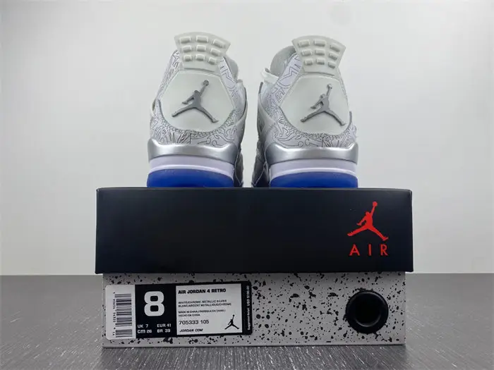 Jordan 4 Retro 30th Anniversary Laser 