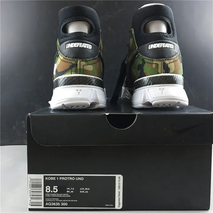 Nike Kobe 1 Protro Undefeated Camo 