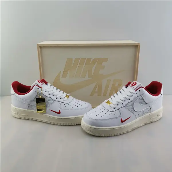 Kith's Upcoming Nike Air Force 1 Collab White Red CQ2985  CAA2626