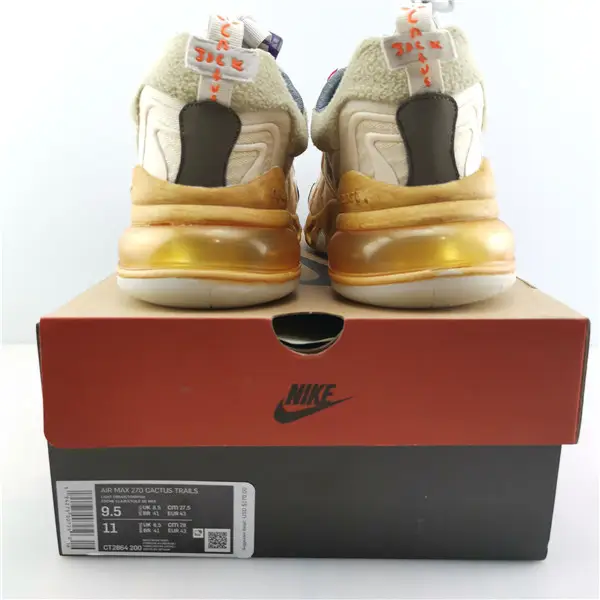 Nike Air Max 270 React ENG Travis Scott Cactus Trails 