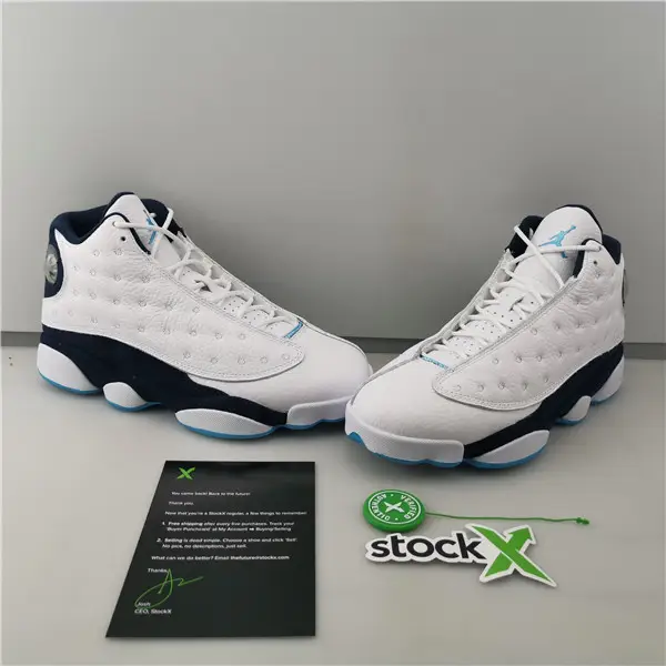 Jordan 13 Retro White Obsidian Powder Blue  EFFD1020