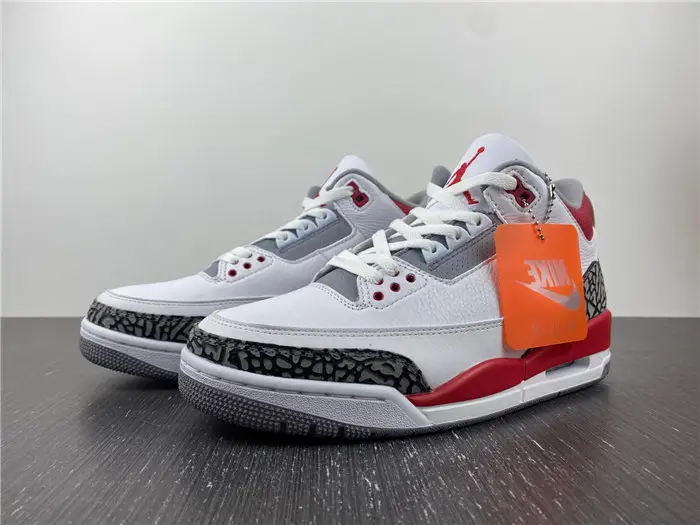 Jordan 3 Retro Fire Red 