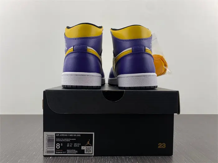 Jordan 1 Mid Lakers 