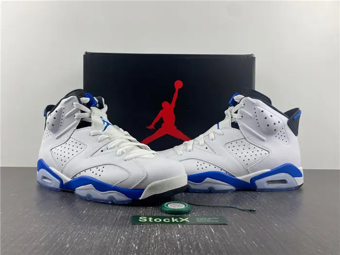 Jordan 6 White blue  BADAB1061