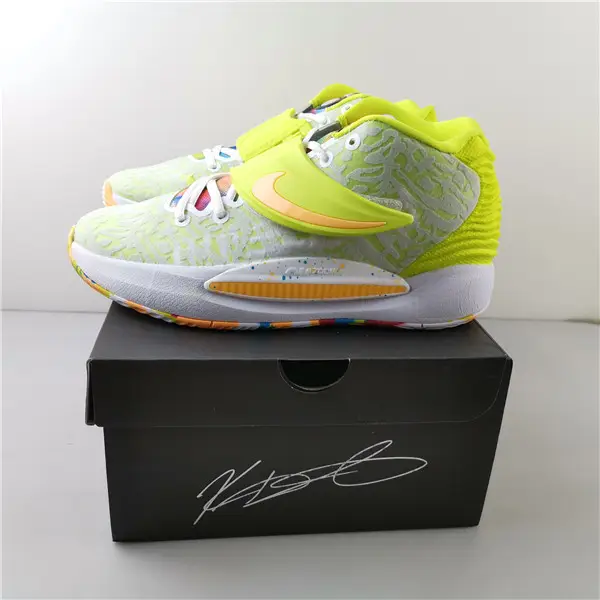 Nike KD 14 White Lime Green 