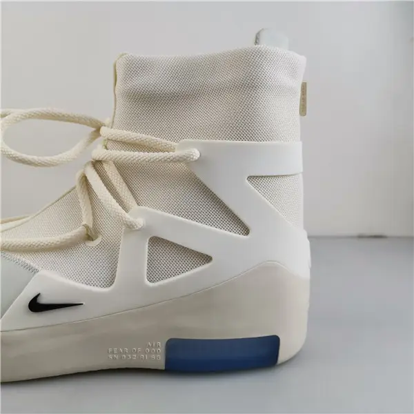 NIKE AIR FEAR OF GOD 1 SAIL BLACK 