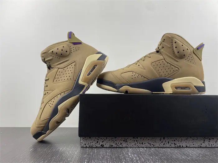 Air Jordan 6 WMNS Gore-Tex Brown Kelp 