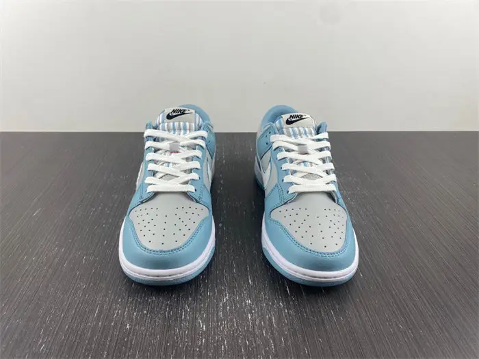 Nike Dunk Low Retro Fleece Swoosh Worn Blue 