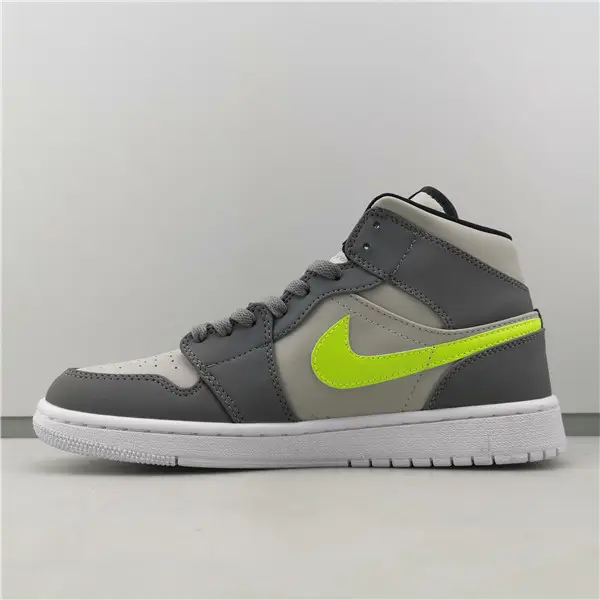 AIR JORDAN 1 MID GUNSMOKE VOLT 