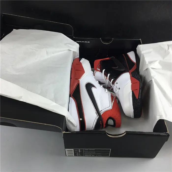 Nike Kobe 1 Protro White Black Red 