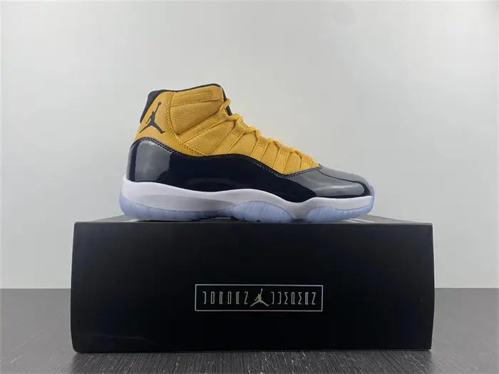 Air Jordan 11 Retro Black Yellow 