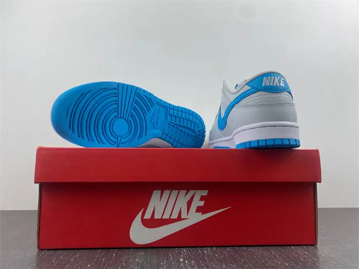 Nike Dunk Low Retro Pure Platinum Blue Lightning 