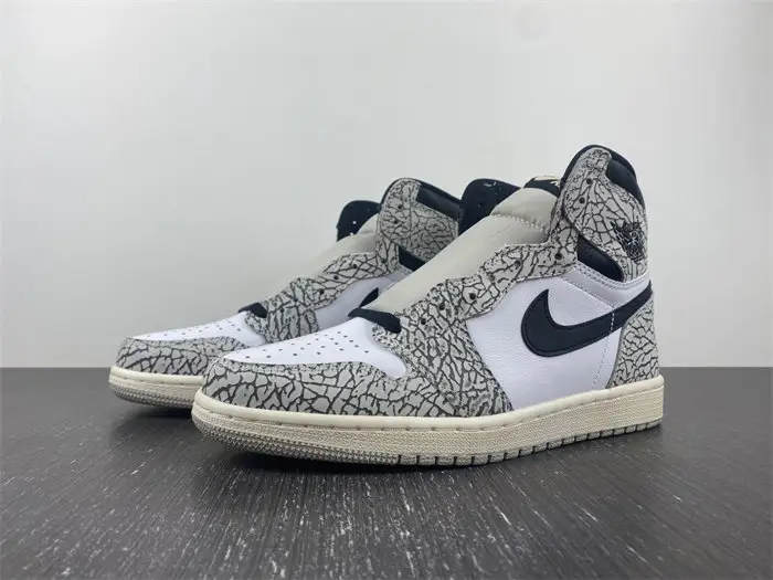 Jordan 1 Retro High OG White Cement 