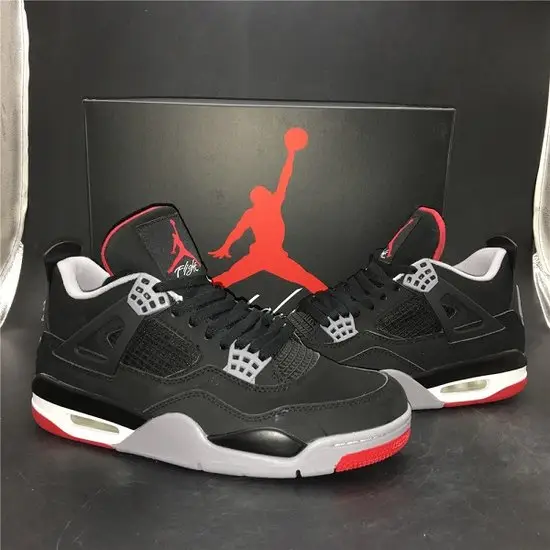 AIR JORDAN 4 RETRO OG 'BRED' 2019  CDEA1638