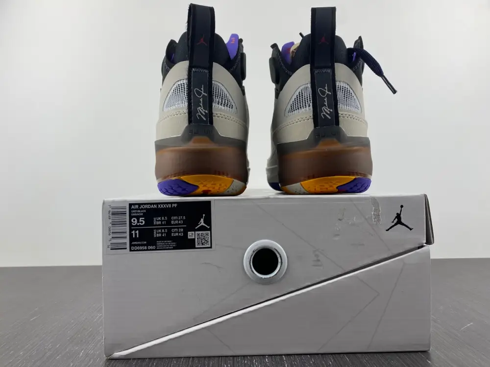 Jordan 37 Light Bone Dark Concord 