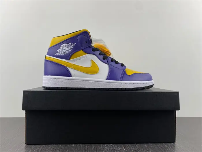 Jordan 1 Mid Lakers 