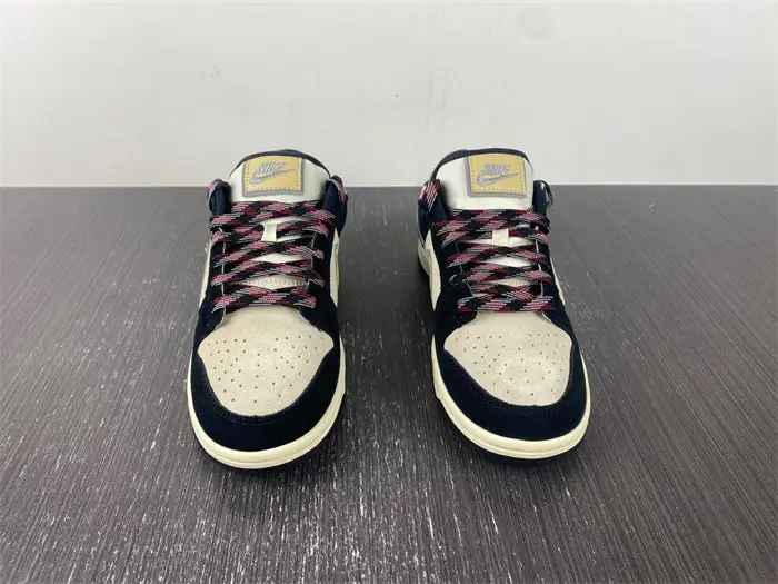 Nike Dunk Low LX Black Suede Team Gold 