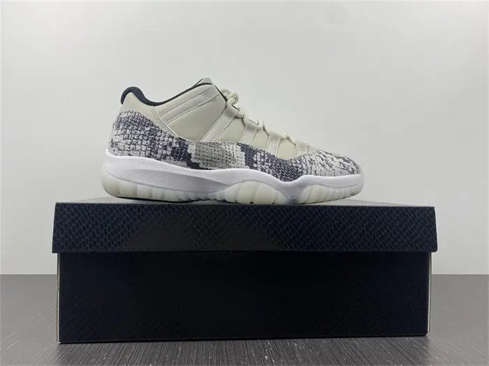 Jordan 11 Retro Low Snake Light Bone 