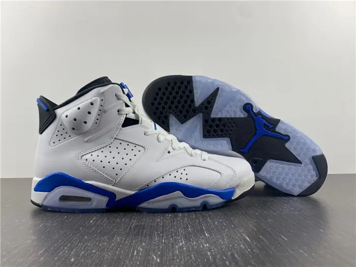 Jordan 6 White blue 