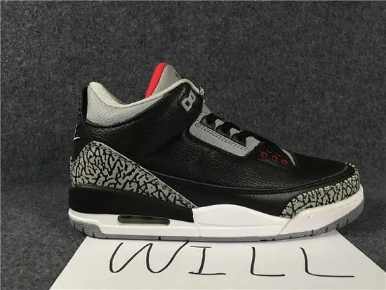 Authentic Air Jordan 3 Retro '88 Black Cement  CCDB306