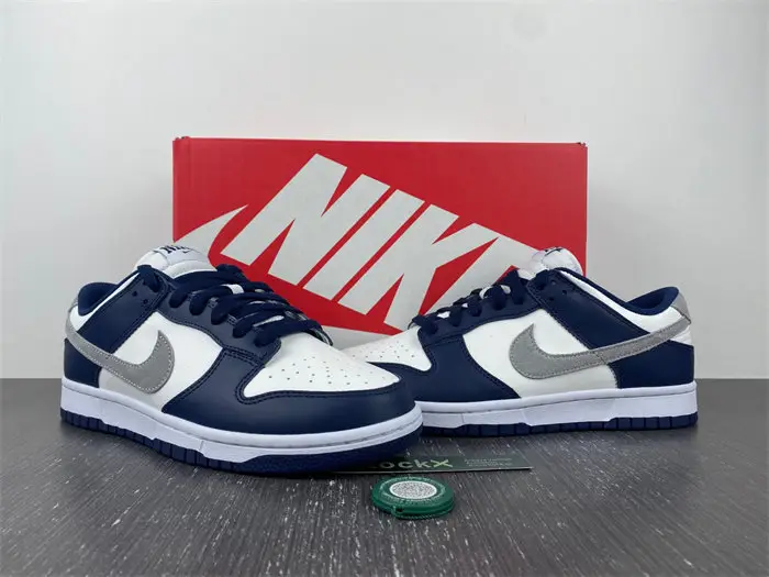 Nike Dunk Low Summit White Midnight Navy 