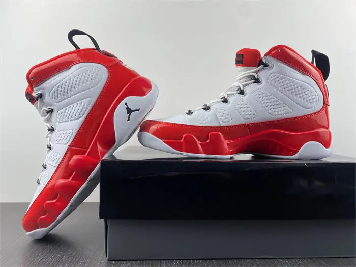 Jordan 9 Retro White Gym Red 