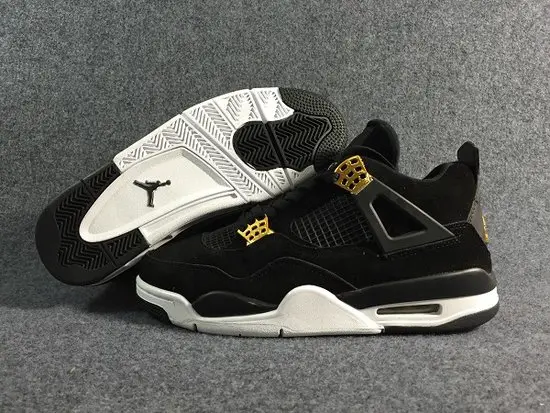 Authentic Air Jordan 4 Gold-Metllic  BBF1661