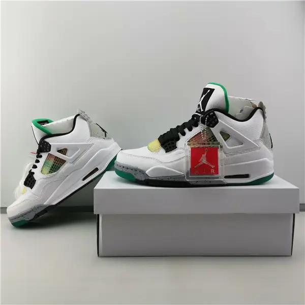 Jordan 4 Retro Lucid Green Rasta 