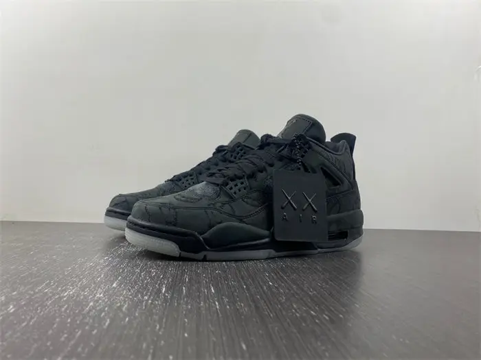 Jordan 4 Retro Kaws Black 