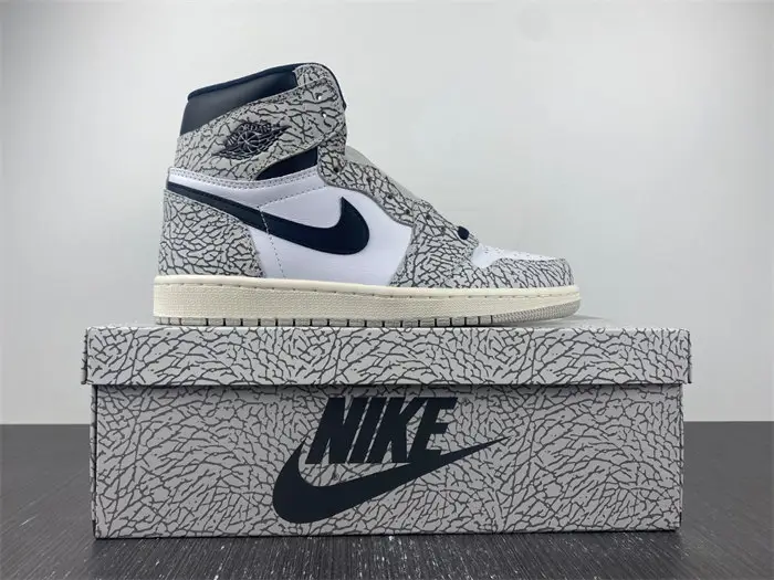 Jordan 1 Retro High OG White Cement 