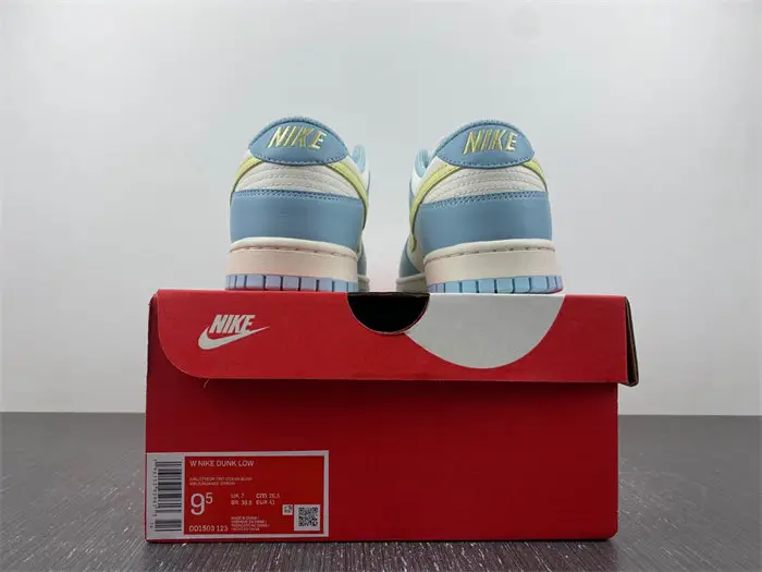 Nike Dunk Low Ocean Bliss Citron Tint 