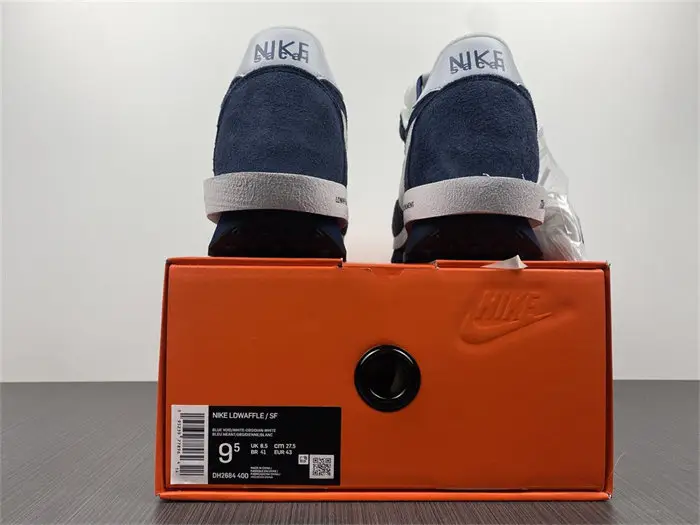 Nike LD Waffle SF sacai Fragment Blue Void 
