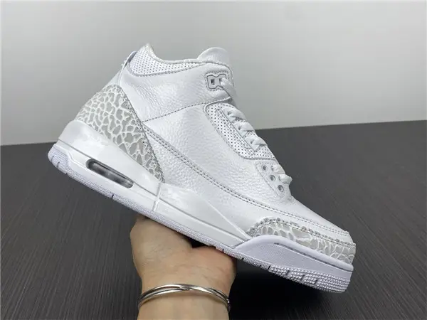 Jordan 3 Retro Pure White 2018 (PS) 