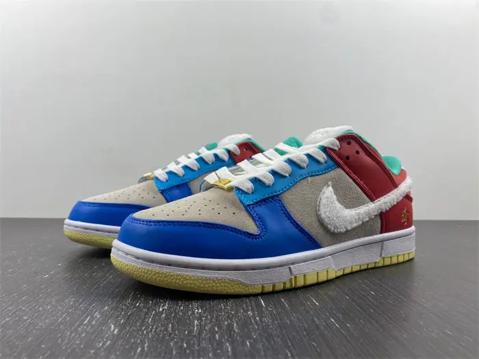Nike Dunk Low Retro PRM Year of the Rabbit Blue Orange Cream 