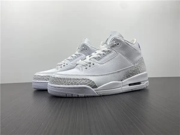 Jordan 3 Retro Pure White 2018 (PS) 