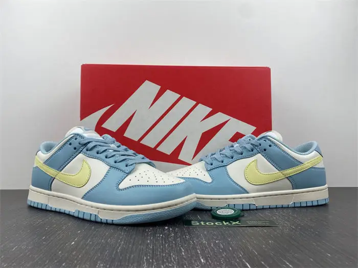 Nike Dunk Low Ocean Bliss Citron Tint 