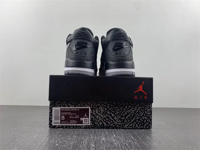 AIR JORDAN 3 RETRO TINKER SP 'BLACK CEMENT 