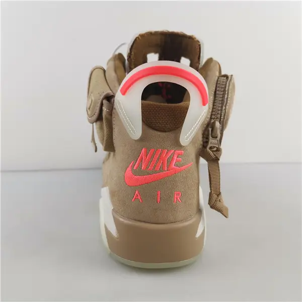 JORDAN 6 RETRO TRAVIS SCOTT BRITISH KHAKI - 