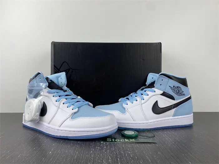 Jordan 1 Mid SE Ice Blue  FEFC73