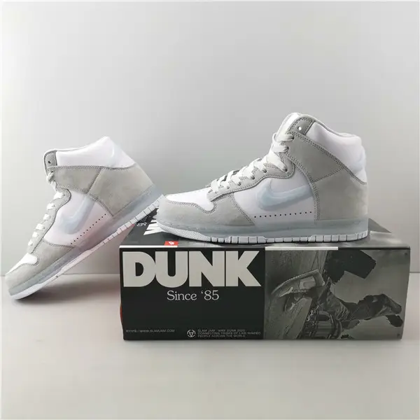 SLAM JAM X DUNK HIGH 'WHITE PLATINUM' 