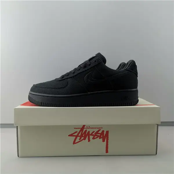 STUSSY X AIR FORCE 1 LOW BLACK 