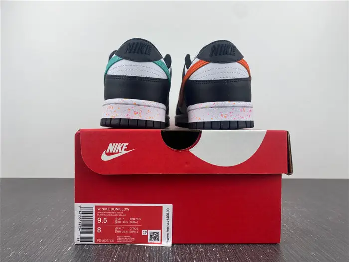 Nike Dunk Low Multiple Swooshes White Washed Teal 