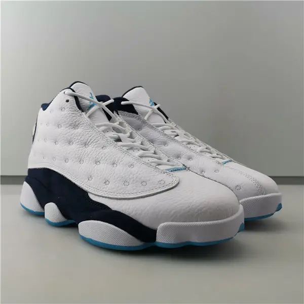 Jordan 13 Retro White Obsidian Powder Blue 
