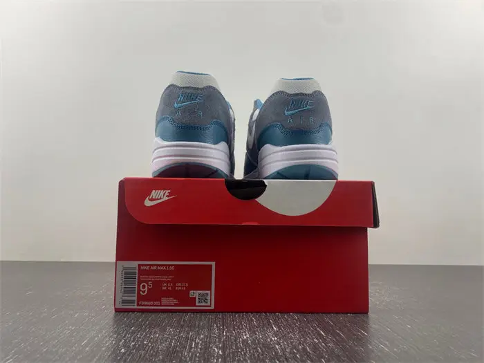 Nike Air Max 1 SC Noise Aqua and Cool Grey 