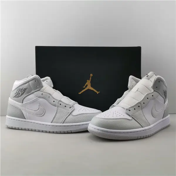 AIR JORDAN 1 MID 'SWOOSH LOGO - GREY CAMO' 