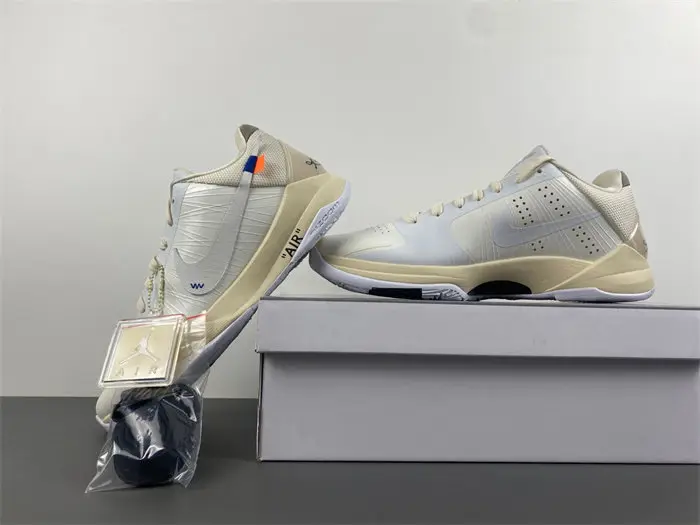 Nike Kobe 5 Protro Undefeated Rice White 