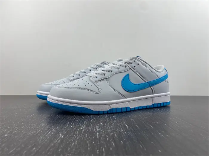 Nike Dunk Low Retro Pure Platinum Blue Lightning 